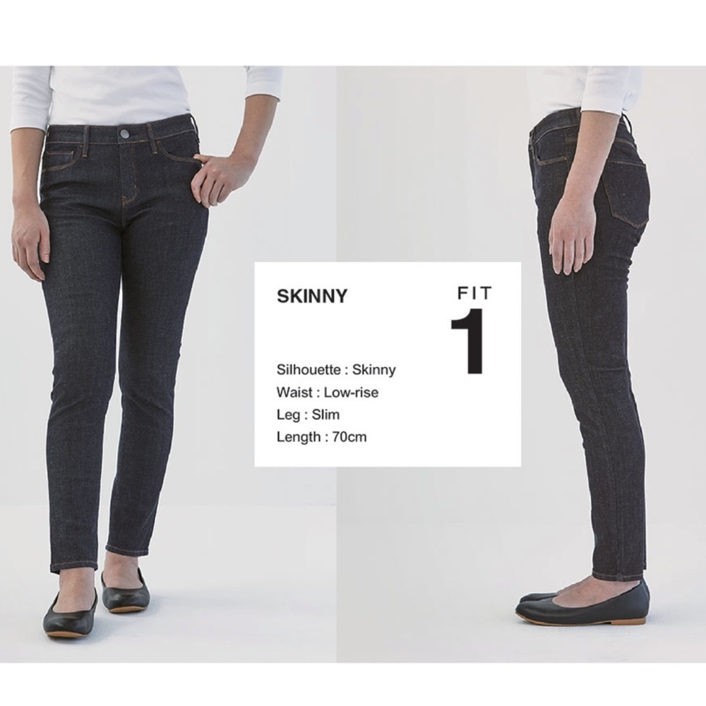 Muji skinny jeans size 25
